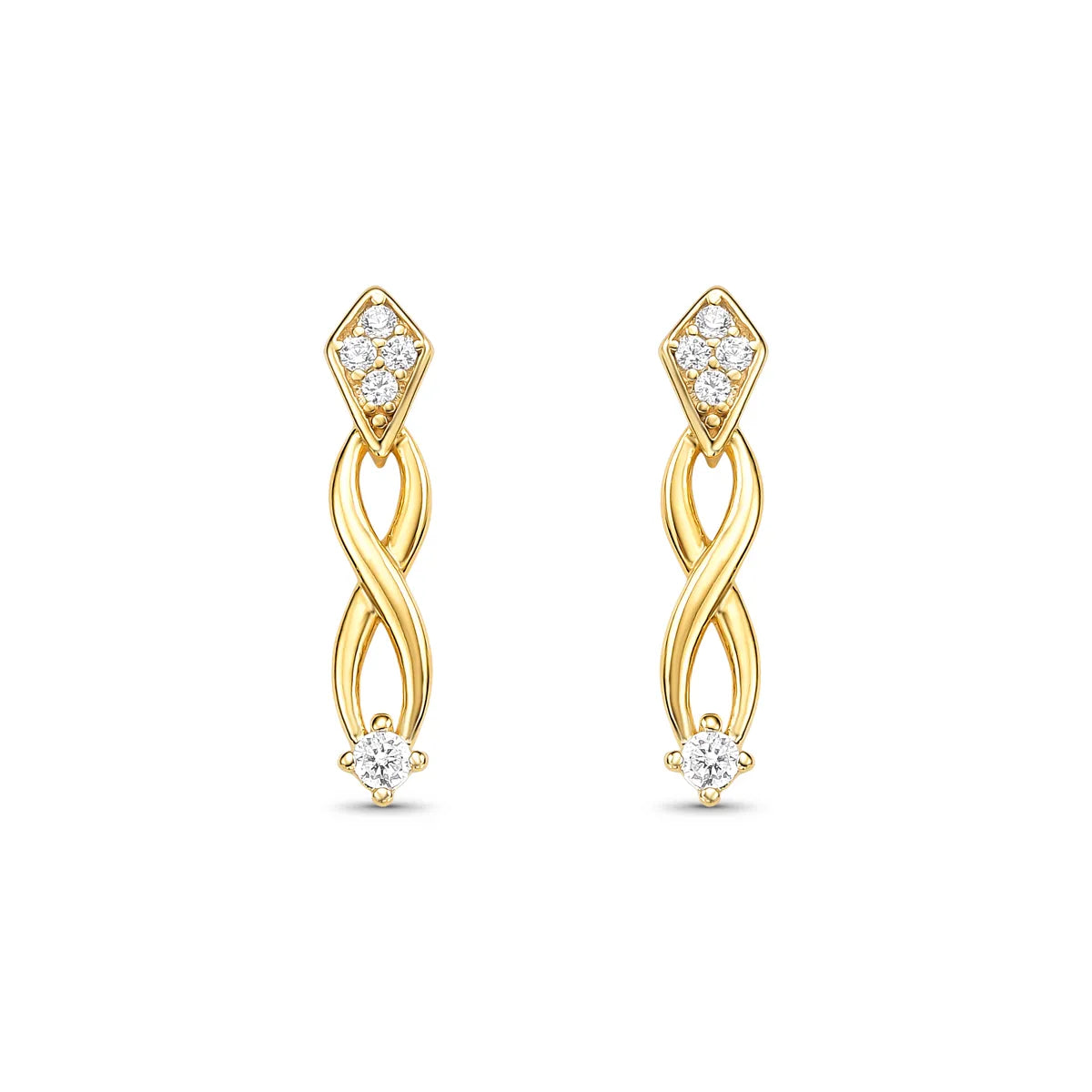 Brinco Infinito Banhado a Ouro 18K