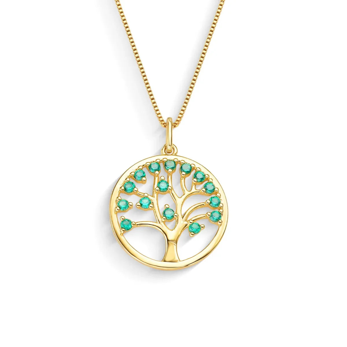 Colar Arvore da Vida Banhado a Ouro 18K