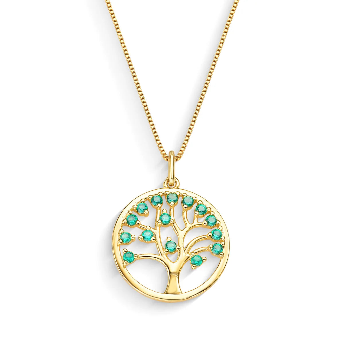 Colar Arvore da Vida Banhado a Ouro 18K