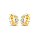 Brinco Cravejado em Zircônias Banhado a Ouro 18K