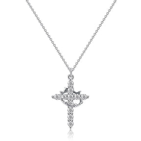 Colar Antiansiedade Pingente Cruz Banhado a Ouro 18K