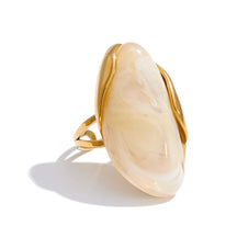 Anel Ajustável em Aço Inoxidável Premium - Banhado a Ouro 18k