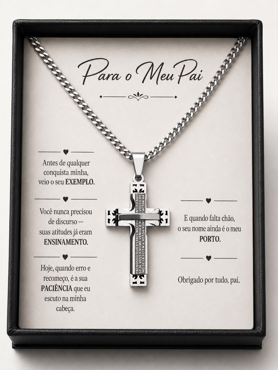 Mensagem + Presente Para O Seu Pai