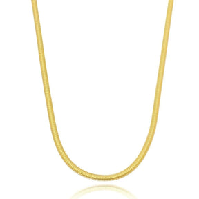 Corrente Dupla com Pingente Cravejado Banhado a Ouro 18K Presente
